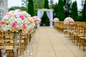 Outdoor wedding venue