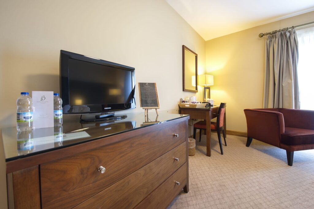 TV in hotel room
