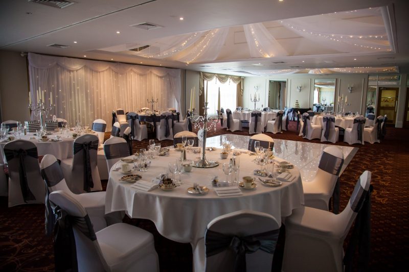Dressed wedding venue