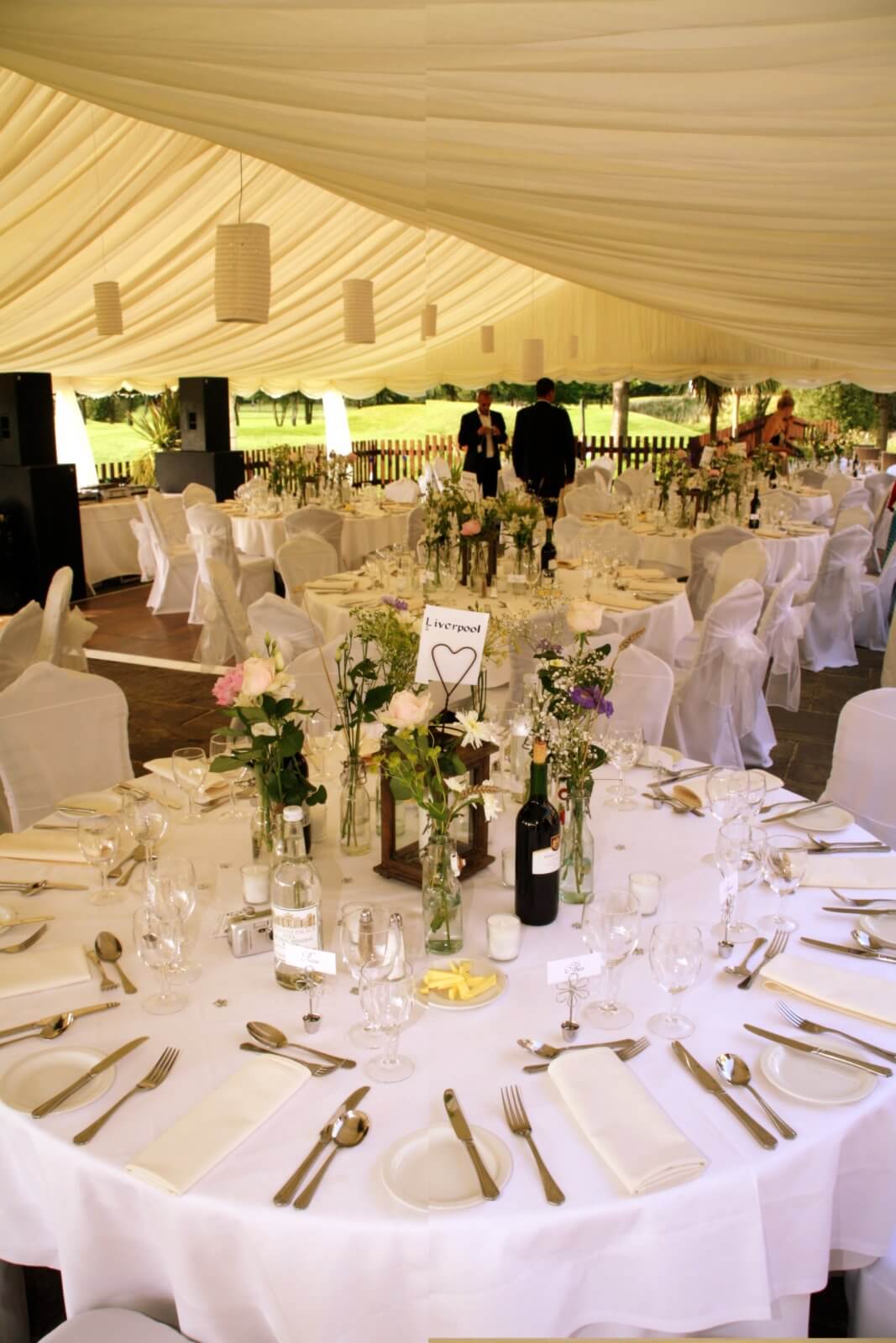 Outdoor wedding venue