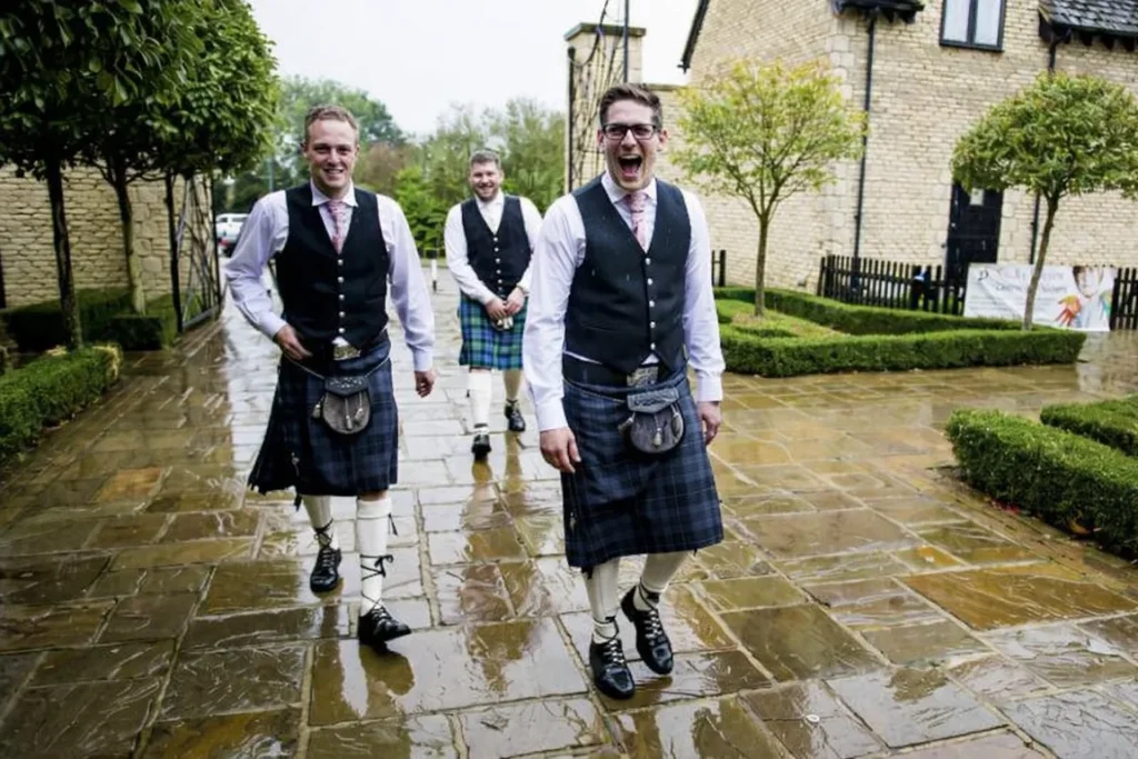 Wedding groom and party at Bicester Hotel