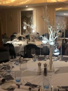 a table at bicester hotel and spa for their nye gala dinner party